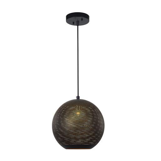 Lámpara de suspender RIGIL - 1 luz E27 - Acabado negro 2 Lámpara de suspender RIGIL - 1 luz E27 - Acabado negro - Imagen 2