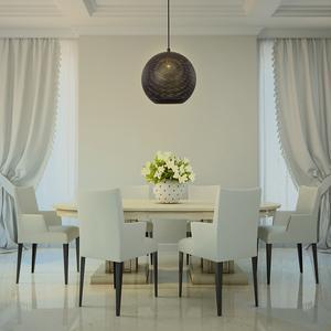 Lámpara de suspender RIGIL - 1 luz E27 - Acabado negro 3 Lámpara de suspender RIGIL - 1 luz E27 - Acabado negro - Imagen 3