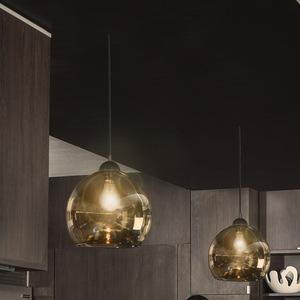 Lámpara de suspender ATENEA - 1 luz E27 - Acabado cristal ámbar 4 Lámpara de suspender ATENEA - 1 luz E27 - Acabado cristal ámbar - Imagen 4