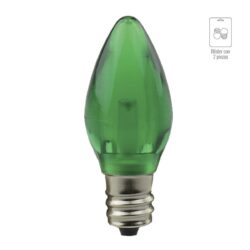 Bombillo LED C7 - 1W - Verde