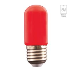 Bombillo LED T30 - 1W - Rojo