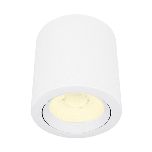 Cilindro de sobreponer LED dirigible - 10W - Acabado blanco - Luz cálida 2 Cilindro de sobreponer LED dirigible - 10W - Acabado blanco - Luz cálida - Imagen 2