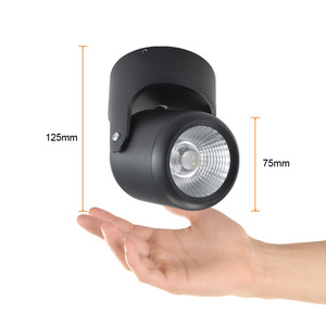 Reflector de sobreponer dirigible LED - 10W - Acabado negro - Luz cálida 3 Reflector de sobreponer dirigible LED - 10W - Acabado negro - Luz cálida - Imagen 3