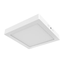 Plafón LED de sobreponer - 18W - Acabado blanco - Luz fría