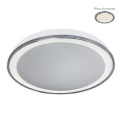 Plafón LED de sobreponer - 24W - Acabado blanco - Luz fría