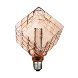Bombilla LED vintage forma cuadrada - Dimeable - 3W - Luz ámbar