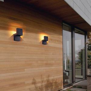 Lámpara de pared exterior - LED Integrado - 6W - Luz cálida - Acabado negro 3 Lámpara de pared exterior - LED Integrado - 6W - Luz cálida - Acabado negro - Imagen 3