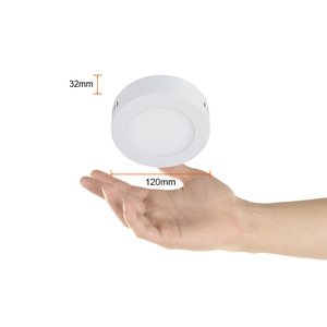 Plafón LED de sobreponer - 6W - Acabado blanco - Luz fría 4 Plafón LED de sobreponer - 6W - Acabado blanco - Luz fría - Imagen 4