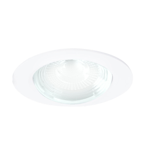 Ojo de buey empotrable LED - 7W - Acabado blanco - Luz fría 2 Ojo de buey empotrable LED - 7W - Acabado blanco - Luz fría - Imagen 2