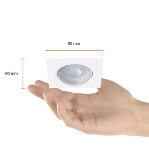 Ojo de buey empotrable LED - 7W - Acabado blanco - Luz cálida 4 Ojo de buey empotrable LED - 7W - Acabado blanco - Luz cálida - Imagen 4