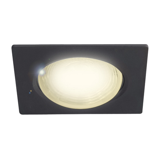 Ojo de buey empotrable LED - 7W - Acabado negro - Luz cálida 2 Ojo de buey empotrable LED - 7W - Acabado negro - Luz cálida - Imagen 2