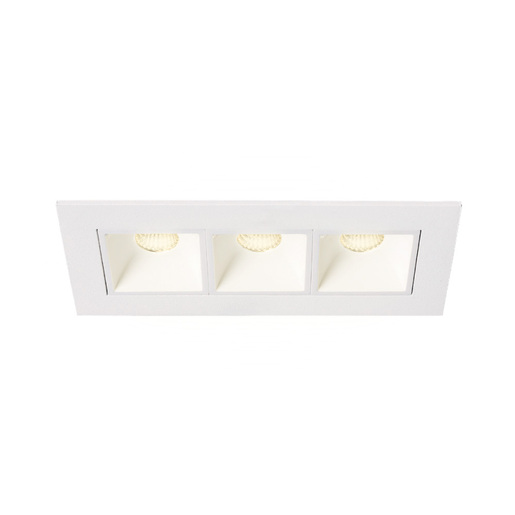 Ojo de buey empotrable LED - 7W - Acabado blanco - Luz cálida 2 Ojo de buey empotrable LED - 7W - Acabado blanco - Luz cálida - Imagen 2