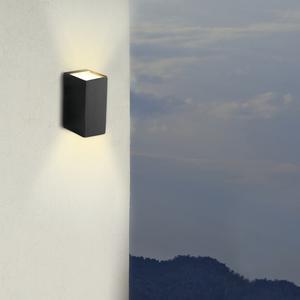 Lámpara de pared exterior - LED Integrado - 9W - Luz cálida - Acabado gris 5 Lámpara de pared exterior - LED Integrado - 9W - Luz cálida - Acabado gris - Imagen 5