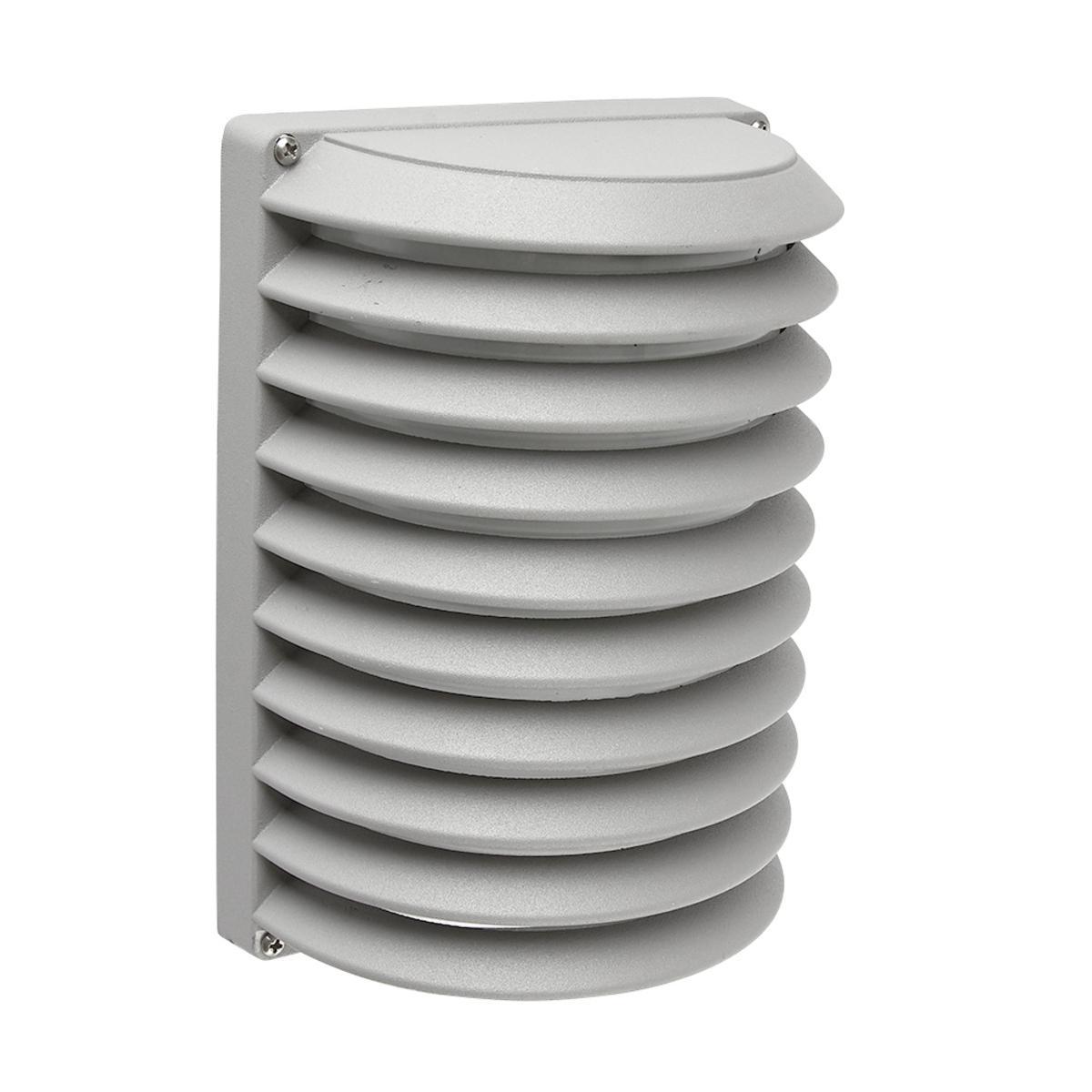 Lámpara de pared exterior - Para 1 luz E27 - Acabado satinado 1 Lámpara de pared exterior - Para 1 luz E27 - Acabado satinado