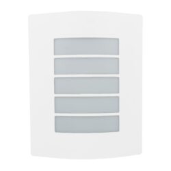 Lámpara de pared exterior - Para 1 luz E27 - Acabado blanco