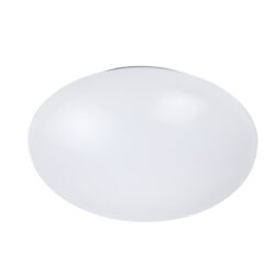 Plafón LED de sobreponer - 12W - Acabado blanco - Luz cálida
