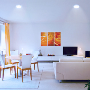 Plafón LED de sobreponer - 20W - Acabado blanco - Luz fría 4 Plafón LED de sobreponer - 20W - Acabado blanco - Luz fría - Imagen 4