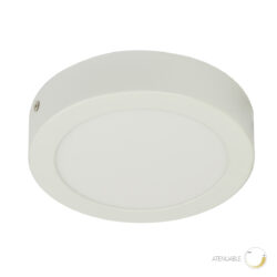 Plafón LED de sobreponer - 12W - Acabado blanco - Luz templada