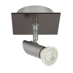 Reflector dirigible de sobreponer - para 1 GU10 - Acabado satinado