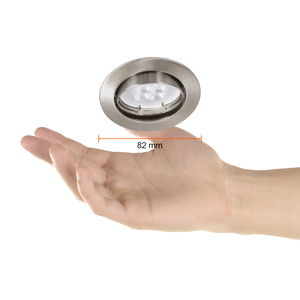 Ojo de buey - para 1 lámpara GX5.3 - Orientable 3 Ojo de buey - para 1 lámpara GX5.3 - Orientable - Imagen 3