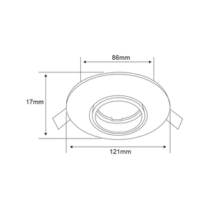 Ojo de buey - para 1 lámpara GX5.3 - Orientable 4 Ojo de buey - para 1 lámpara GX5.3 - Orientable - Imagen 4