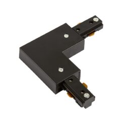 Unión de riel en L - Acabado negro