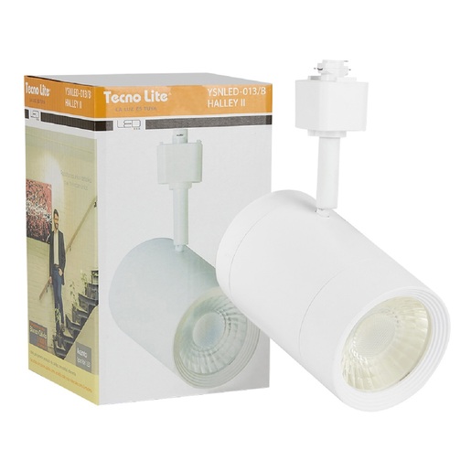 Lámpara de riel con LED integrado - 14.5W - Acabado blanco - Luz cálida 3 Lámpara de riel con LED integrado - 14.5W - Acabado blanco - Luz cálida - Imagen 3
