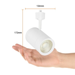 Lámpara de riel con LED integrado - 14.5W - Acabado blanco - Luz cálida 4 Lámpara de riel con LED integrado - 14.5W - Acabado blanco - Luz cálida - Imagen 4