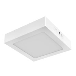 Plafón LED de sobreponer - 12W - Acabado blanco - Luz fría