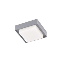 Plafón LED de sobreponer - 15W - Acabado gris - Luz cálida