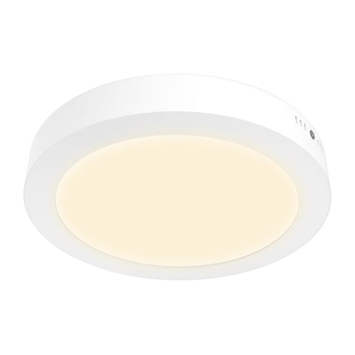 Plafón LED de sobreponer - 18W - Acabado blanco - Luz cálida 2 Plafón LED de sobreponer - 18W - Acabado blanco - Luz cálida - Imagen 2