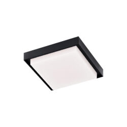 Plafón LED de sobreponer - 24W - Acabado negro - Luz fría