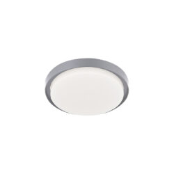 Plafón LED de sobreponer - 24W - Acabado gris - Luz cálida