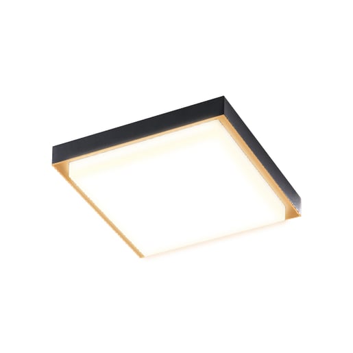 Plafón LED de sobreponer - 35W - Acabado negro - Luz cálida 2 Plafón LED de sobreponer - 35W - Acabado negro - Luz cálida - Imagen 2