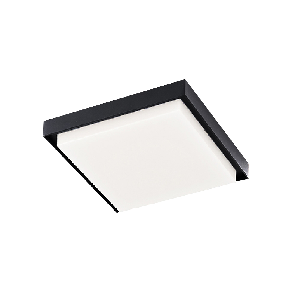 Plafón LED de sobreponer - 35W - Acabado negro - Luz cálida 1 Plafón LED de sobreponer - 35W - Acabado negro - Luz cálida