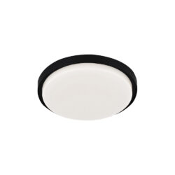 Plafón LED de sobreponer - 35W - Acabado negro - Luz cálida