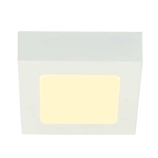 Plafón LED de sobreponer - 6W - Acabado blanco - Luz cálida 2 Plafón LED de sobreponer - 6W - Acabado blanco - Luz cálida - Imagen 2