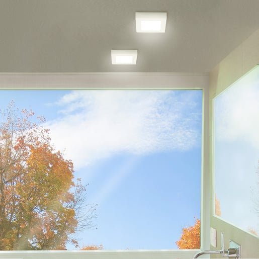 Plafón LED de sobreponer - 6W - Acabado blanco - Luz cálida 4 Plafón LED de sobreponer - 6W - Acabado blanco - Luz cálida - Imagen 4