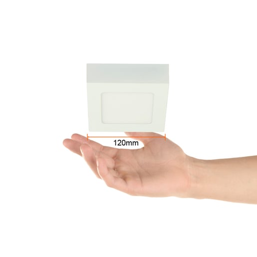 Plafón LED de sobreponer - 6W - Acabado blanco - Luz cálida 5 Plafón LED de sobreponer - 6W - Acabado blanco - Luz cálida - Imagen 5