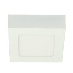 Plafón LED de sobreponer - 6W - Acabado blanco - Luz cálida