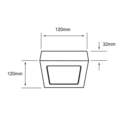 Plafón LED de sobreponer - 6W - Acabado negro - Luz fría 5 Plafón LED de sobreponer - 6W - Acabado negro - Luz fría - Imagen 5
