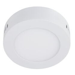 Plafón LED de sobreponer - 6W - Acabado blanco - Luz cálida