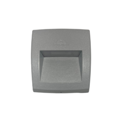 Lámpara para empotrar en pared de exterior – Con 1 luz R7s – Kelvin seleccionable - Acabado gris