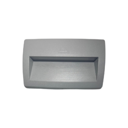 Lámpara para empotrar en pared de exterior – Con 1 luz R7s – Kelvin seleccionable - Acabado gris