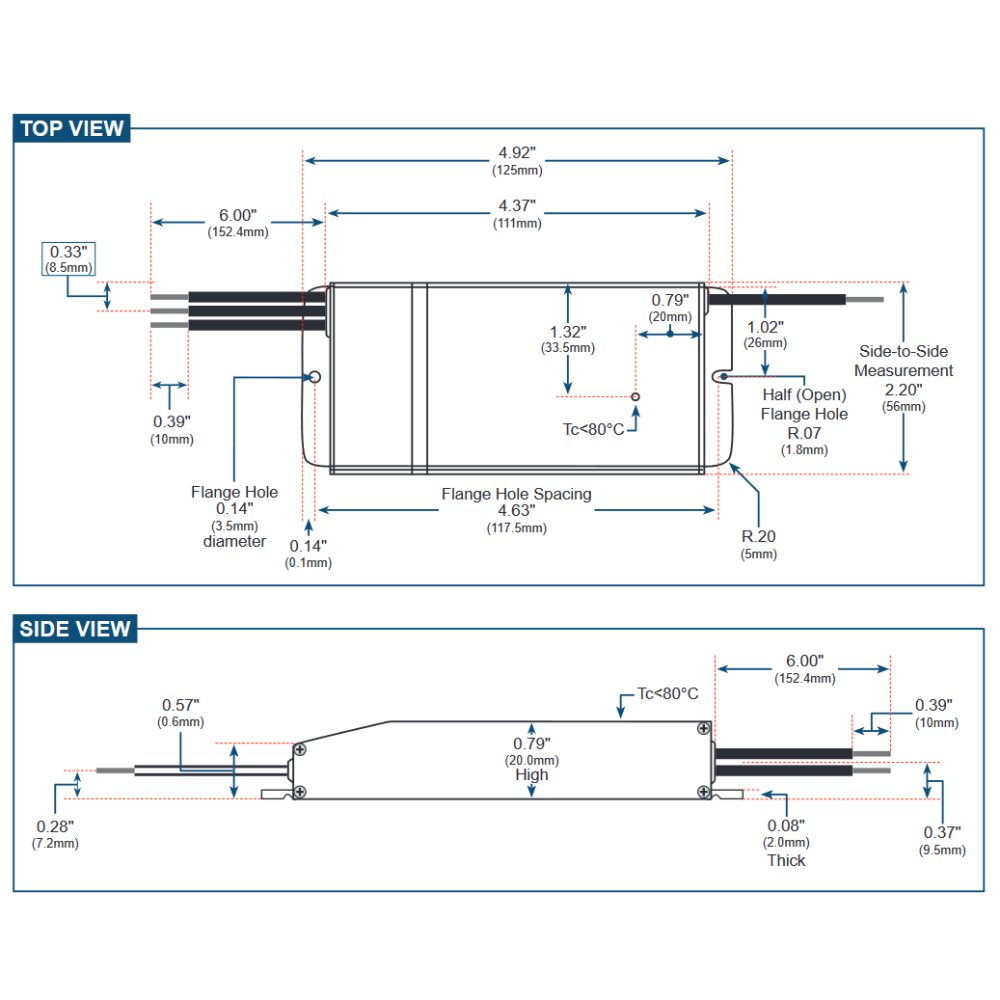Driver 96W de interior y exterior - 120 VAC - Voltaje constante 3 Driver 96W de interior y exterior - 120 VAC - Voltaje constante - Imagen 3