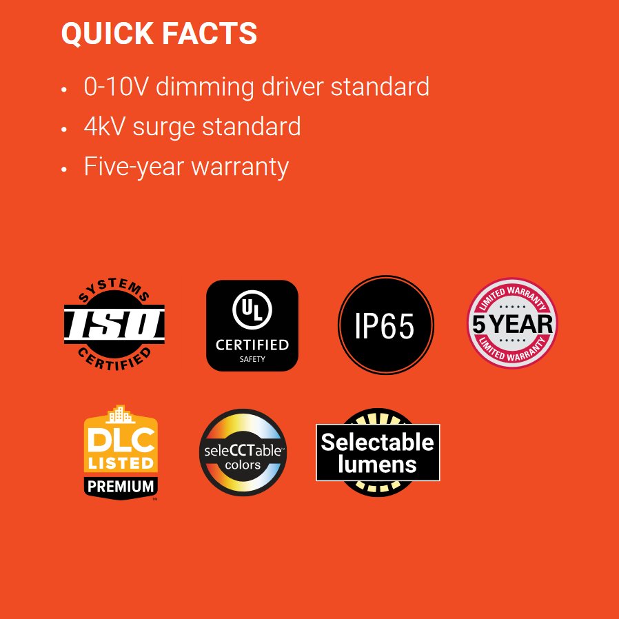 Reflector de exterior - LED integrado - 25W/35W/45W/65W - Kelvin seleccionable 4 Reflector de exterior - LED integrado - 25W/35W/45W/65W - Kelvin seleccionable - Imagen 4