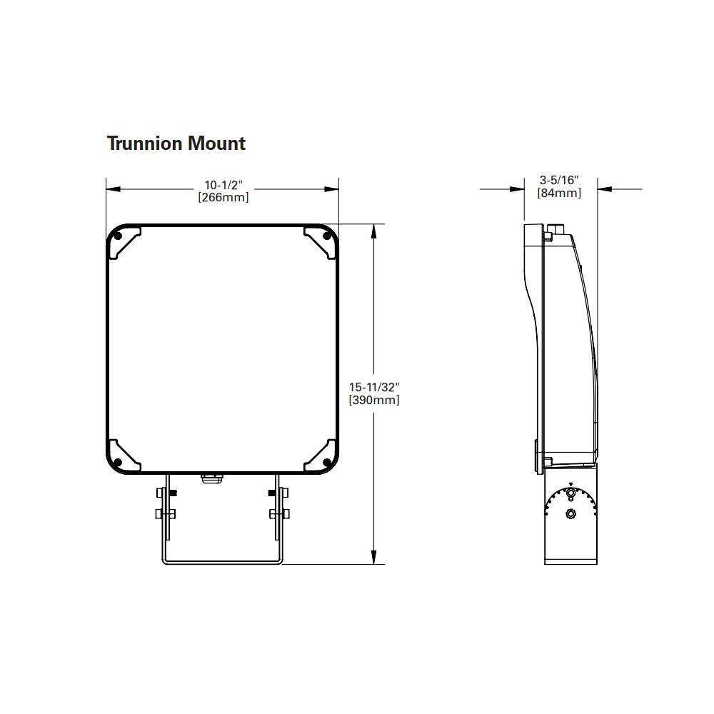 Reflector de exterior - LED integrado - 50W/70W/90W/120W - Kelvin seleccionable 5 Reflector de exterior - LED integrado - 50W/70W/90W/120W - Kelvin seleccionable - Imagen 5