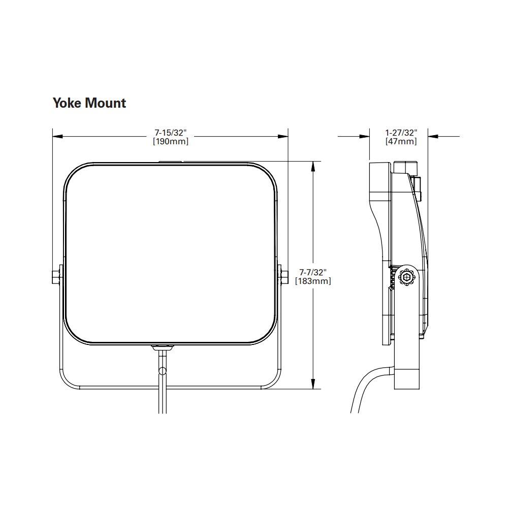 Reflector de exterior - LED integrado - 25W/35W/45W/65W - Kelvin seleccionable 5 Reflector de exterior - LED integrado - 25W/35W/45W/65W - Kelvin seleccionable - Imagen 5