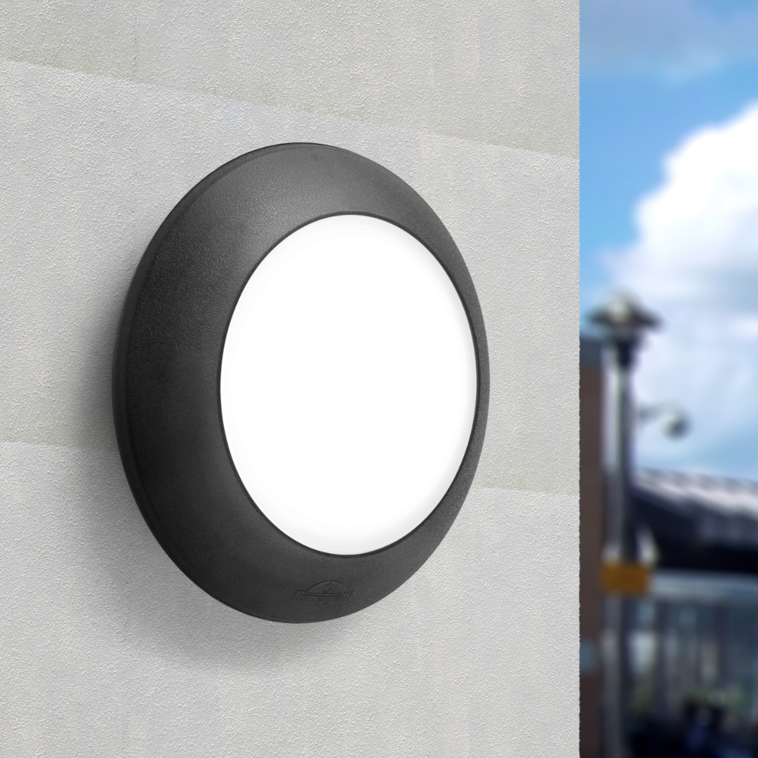 Lámpara de pared exterior - Con 1 luz GX53 - 10W - Kelvin seleccionable - Acabado negro 3 Lámpara de pared exterior - Con 1 luz GX53 - 10W - Kelvin seleccionable - Acabado negro - Imagen 3