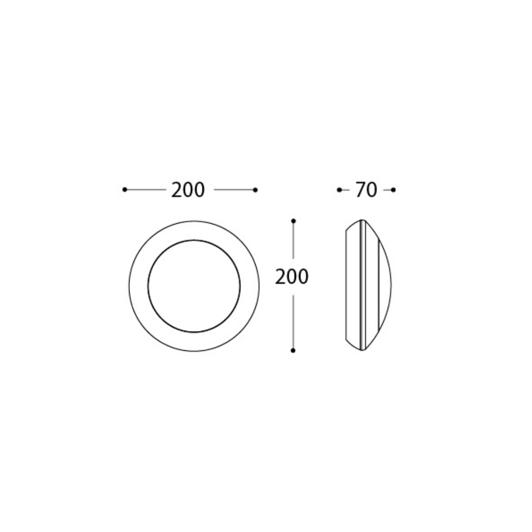 Lámpara de pared exterior - Con 1 luz GX53 - 10W - Kelvin seleccionable - Acabado negro 6 Lámpara de pared exterior - Con 1 luz GX53 - 10W - Kelvin seleccionable - Acabado negro - Imagen 6
